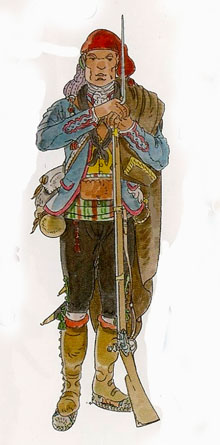 Combatent del Cos Volant de Sometents. 1793-1794