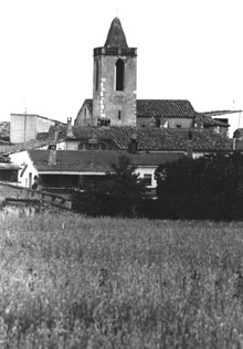 Vista de Santa Llogaia d'Àlguema. 1989