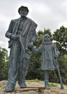 Monument a l'exili, escultura de Joan Garcia-Codina i Lola Reyes