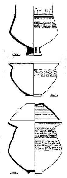 Urnes funeràries localitzades a la necròpolis del Pi de la Lliura