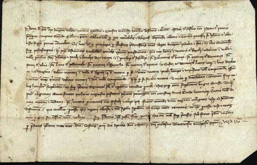 1357. Pere III a Pere de Prats. A petici&oacute; de l'abat Ramon de Vallmanya del monestir de Sant Joan de les Abadesses, li encarrega que remeti a la cort el proc&eacute;s sobre la pr&agrave;ctica de la jurisdicci&oacute; que el rei t&eacute; a la vegueria de la Ral perqu&egrave: el Consell Reial l'examini, ja que el veguer, prohoms i universitat de Camprodon volen que aquesta jurisdicci&oacute; sigui tractada a la vila i vegueria de Camprodon